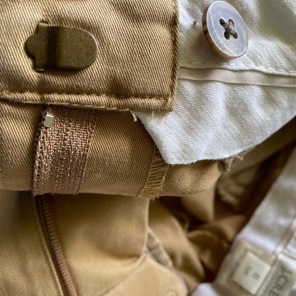J Crew Cafe Capris Tan Khaki Size 6Tall - Picture 6 of 8